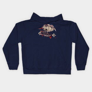 Pirate Airship Kids Hoodie