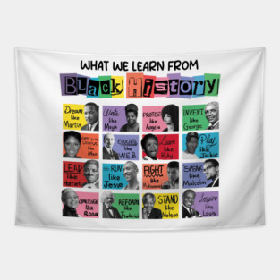 What We Learn From Black History Human Rights African - Black History Month Tapestry