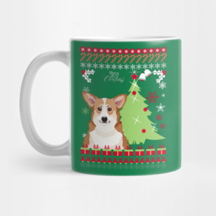 Corgi Christmas Sweater Mug