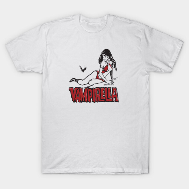 Vampirella Mail Away T-Shirt by Chewbaccadoll