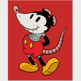 Mickey trash Posters and Art