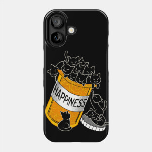 Cats Are My Happiness Medicine! by Tobe Fonseca Phone Case