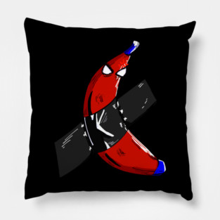 banana spiderman Pillow