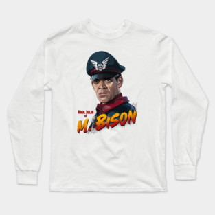 Street Fighter: Raul Julia is M Bison Long Sleeve T-Shirt