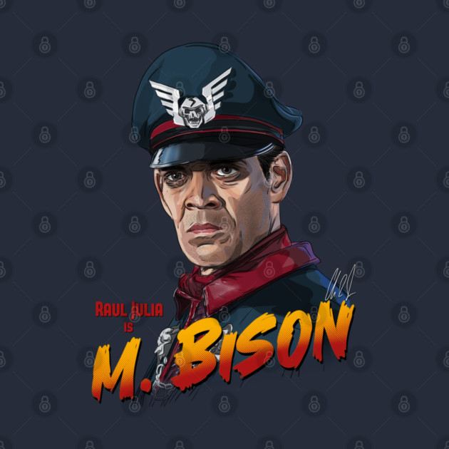Street Fighter: Raul Julia is M Bison by 51Deesigns