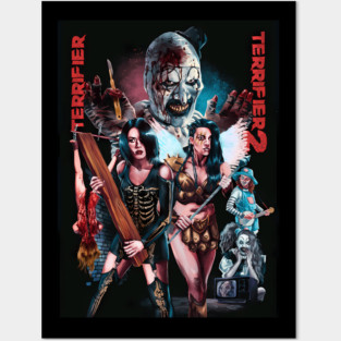 Terrifier Horror Movie Posters and Art