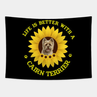 Cairn Terrier Lovers Tapestry