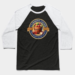 Cummins Cider Funny Meme Baseball T-Shirt