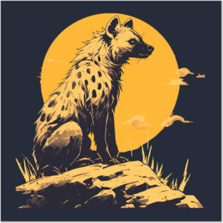 hyena Posters and Art