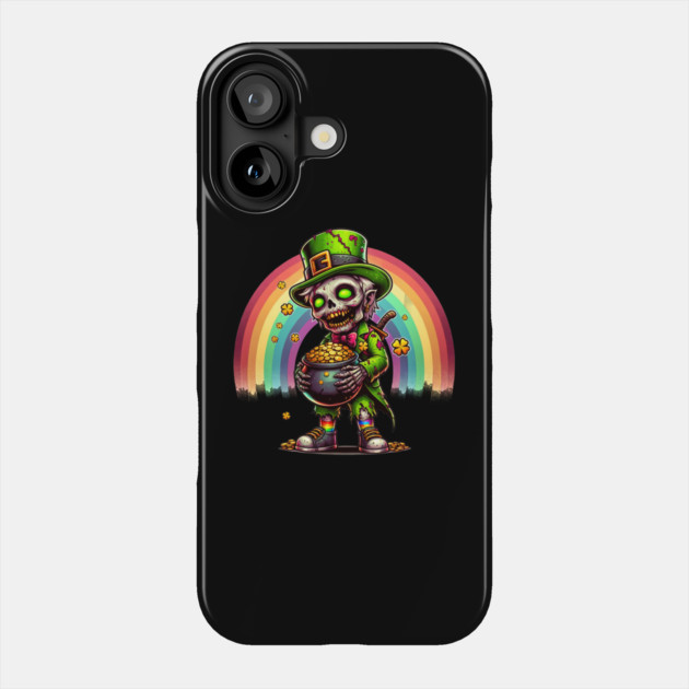 Zombie Leprechaun Phone Case by HolidayBug
