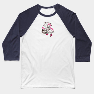 Sometimes Anti-Social, Always Anti-Fascist Baseball T-Shirt