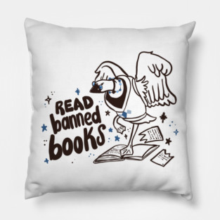 Read Banned Book | Punk Goose Pillow