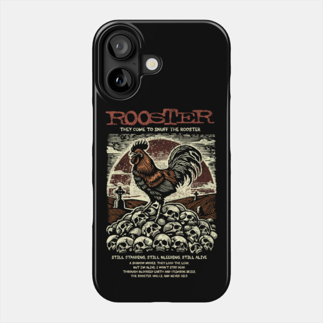 ROOSTER Phone Case by artslaves