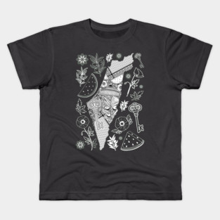 Palestine Map Decorative Elements Pattern Kids T-Shirt