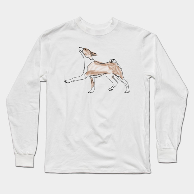 Dog 1 Long Sleeve T-Shirt by Laura Contarino