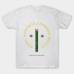 Royal Highness Cannabis Motifs T-Shirt