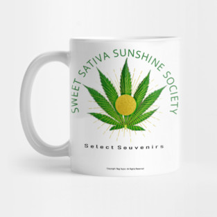 Sweet Sativa Sunshine Society Select Souvenirs Mug