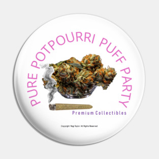 Pure Potpourri Puff Party Premium Collectibles Pin