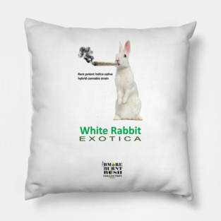 White Rabbit Exotic Hybrid Strain Pillow