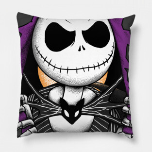 Bones before Christmas Pillow