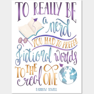 TO REALLY BE A NERD Posters and Art