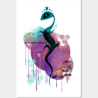 conspiracy lover Posters and Art