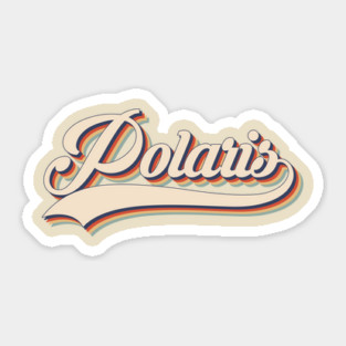 polaris /// vintage retro Sticker