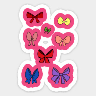 Ribbon Bows Sticker Sheet Sticker