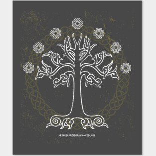 White Tree of Gondor - Viking Style Posters and Art