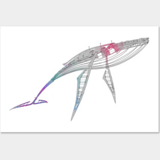 mecca whale Posters and Art