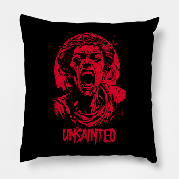 UNSAINTED Pillow by artslaves