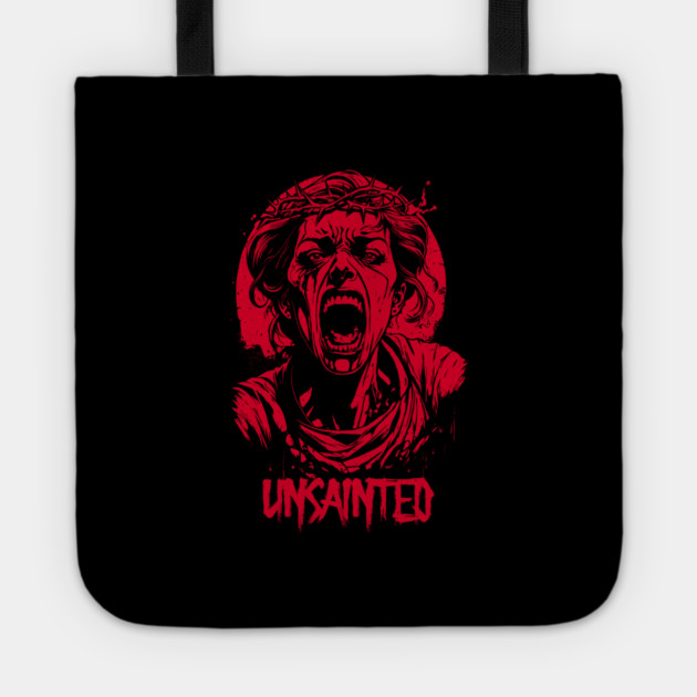 UNSAINTED Tote by artslaves