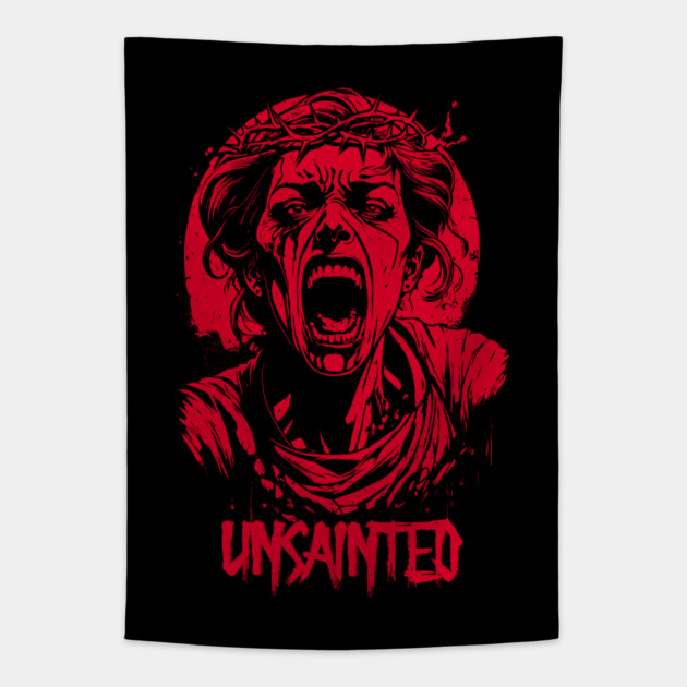 UNSAINTED Tapestry by artslaves