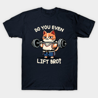 Weight lifting kitty T-Shirt