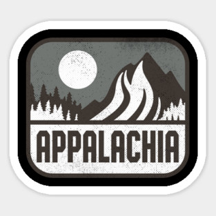 Appalachia Appalachian Mountains Retro Sticker