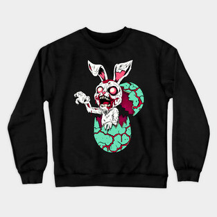Zombie Easter Bunny Crewneck Sweatshirt