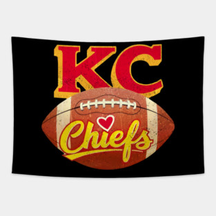 KC chiefs vintage style 2025 Tapestry