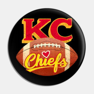 KC chiefs vintage style 2025 Pin