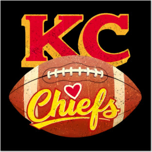 KC chiefs vintage style 2025 Posters and Art