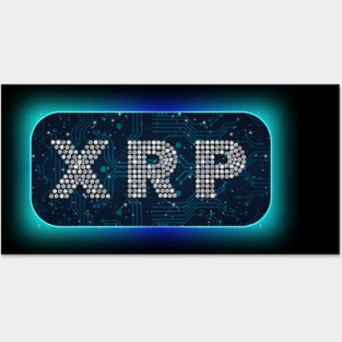 XRP diamond hodl Posters and Art