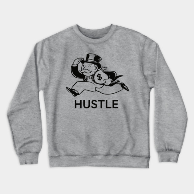 Hustle Monopoly Guy Crewneck Sweatshirt by UrbanLifeApparel