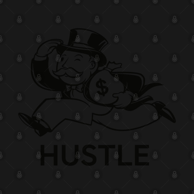 Hustle Monopoly Guy by UrbanLifeApparel