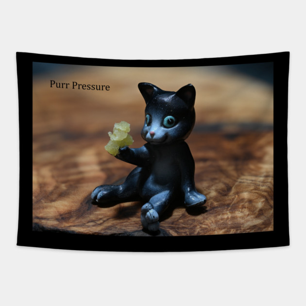 Purr Pressure, Dabs - Weed Design Tapestry by MrGreenGenes420