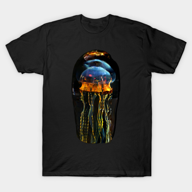 Satava Jellyfish - Art Glass T-Shirt by MrGreenGenes420