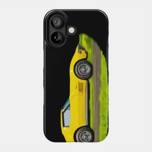 Yellow C3 Corvette Supercar Race Car Sports Car Muscle Car Super Car Corvette Phone Case