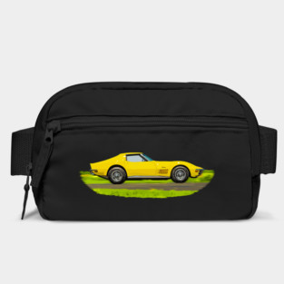 Yellow C3 Corvette Supercar Race Car Sports Car Muscle Car Super Car Corvette Bag