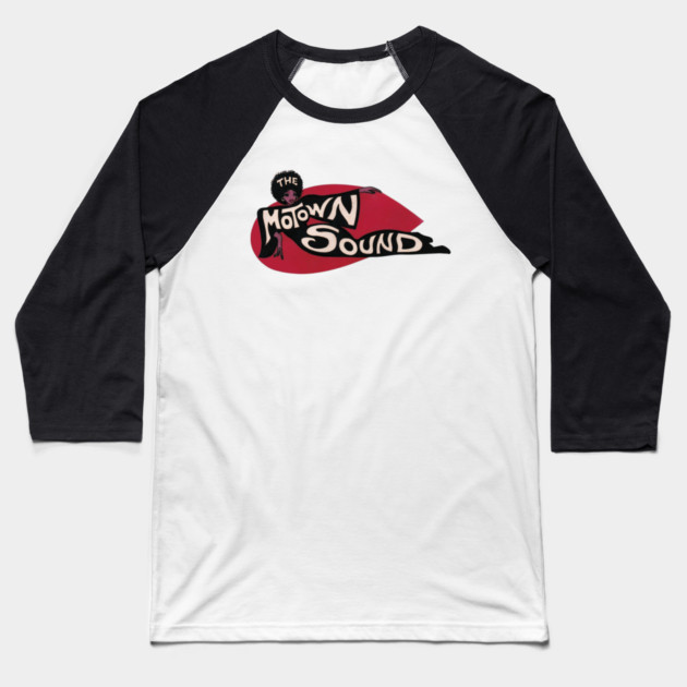 Vintage Style Detroit Sound Baseball T-Shirt by Timeless Chaos