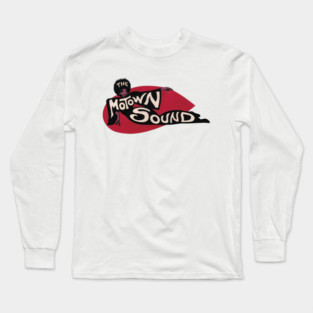Vintage Style Detroit Sound Long Sleeve T-Shirt