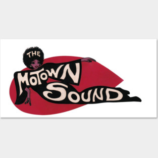 Vintage Style Detroit Sound Posters and Art