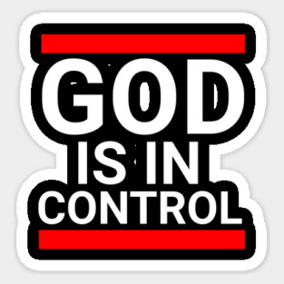 God is in Control Magnet